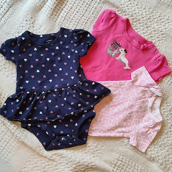 Carter's & Koala Baby Lot, Onesies, Dress, Seal - Picture 1 of 10